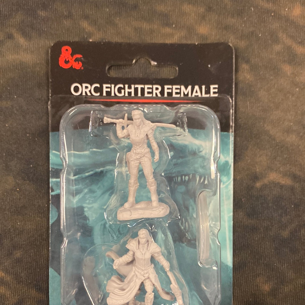 D&D Miniatures Half Orc Fighter Female Wave 20