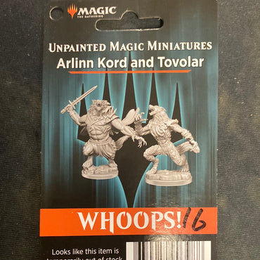 Magic the gathering miniatures Arlinn Kord and Tovolar Wave 4/16