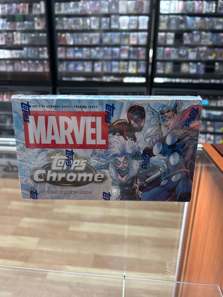 Marvel topps chrome 2025 hobby box