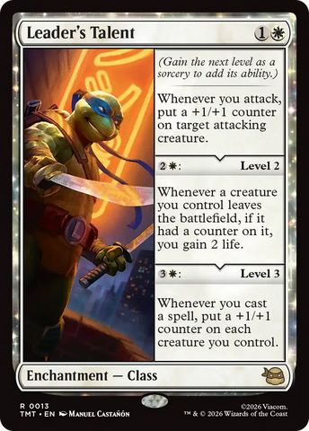 Leader's Talent [Teenage Mutant Ninja Turtles]