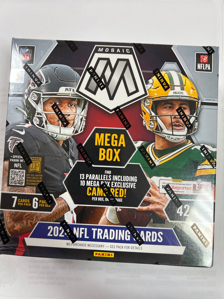 2024 Panini Mosaic Football Hobby Mega Box (Camo Red)