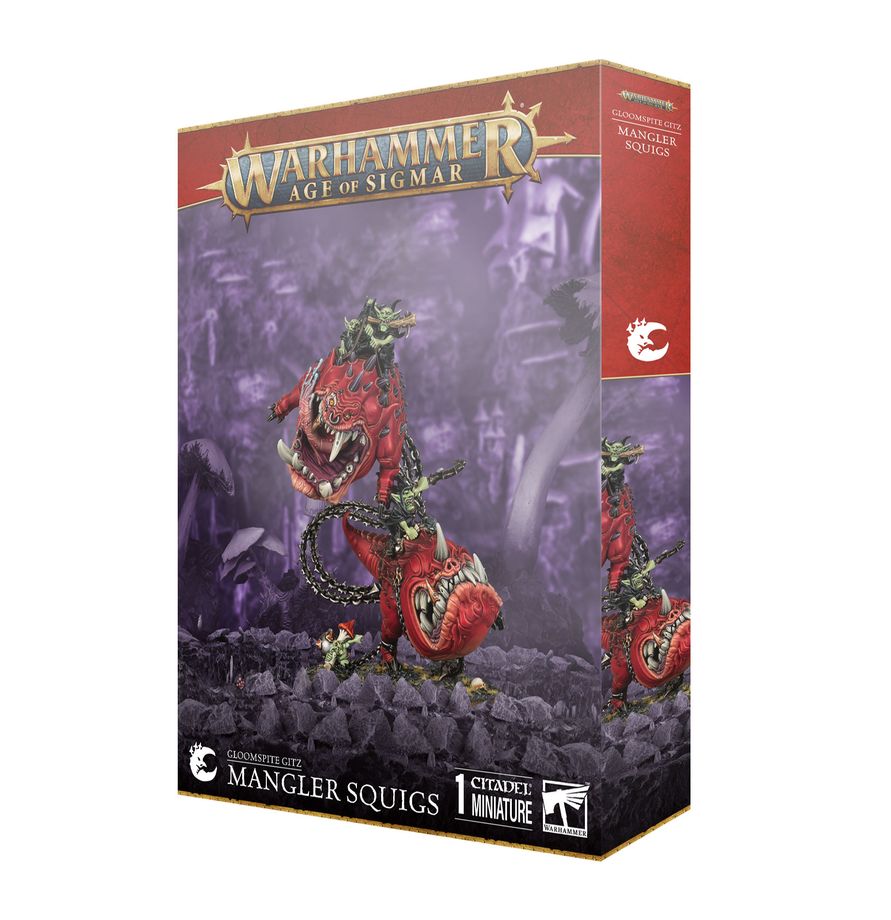 Gloomspite Gitz Mangler Squigs / Loonboos on Mangler Squigs