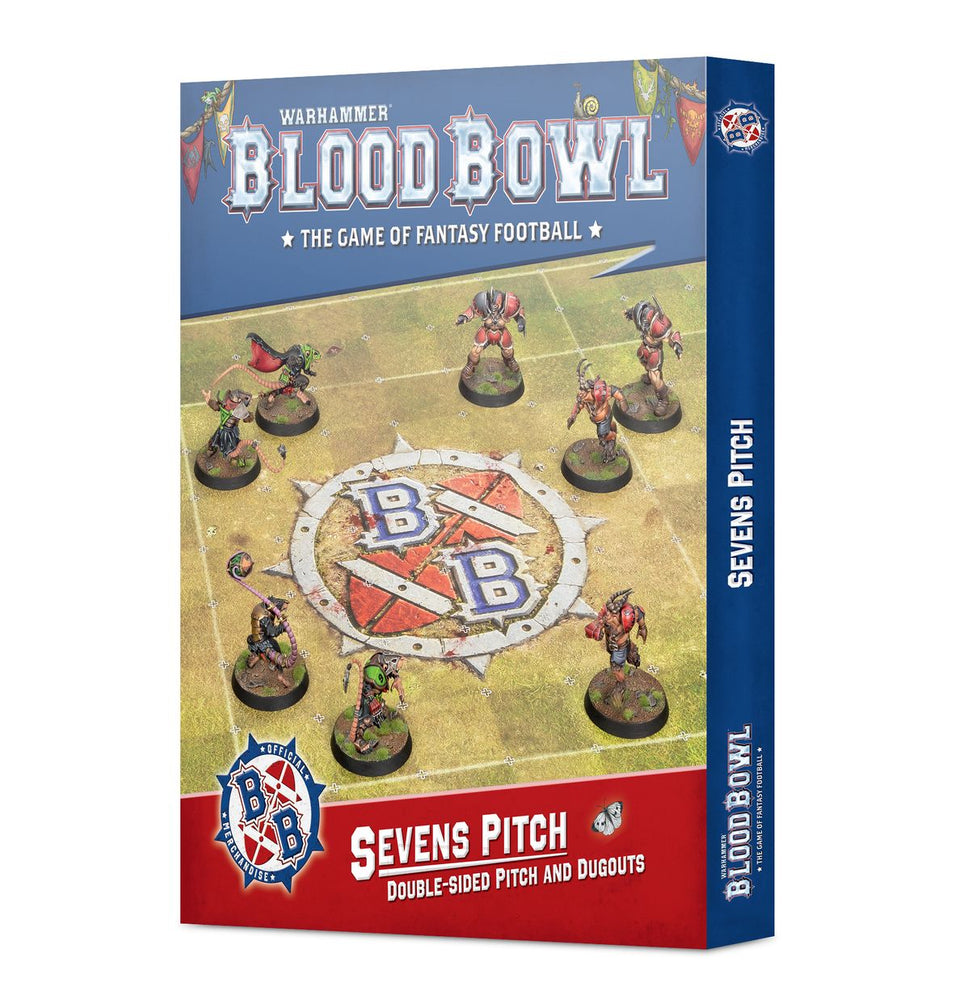 Sevens Pitch: Double-sided Pitch and Dugouts for Blood Bowl