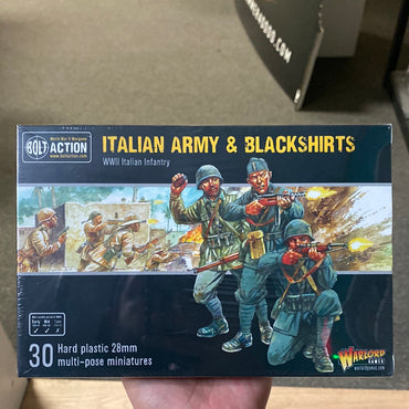 Italian army and Blackshirts
