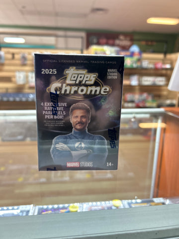 Marvel topps chrome blaster box