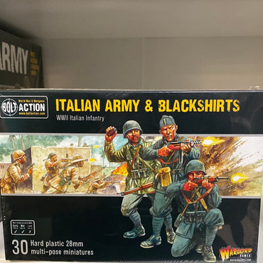 Bolt Action Italian army & Blackshirts