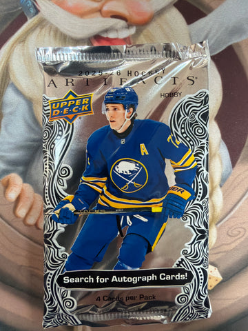 25-26 Upper Deck Hockey Artifacts Hobby Pack
