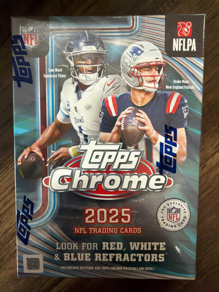 2025 Topps Chrome Football Blaster
