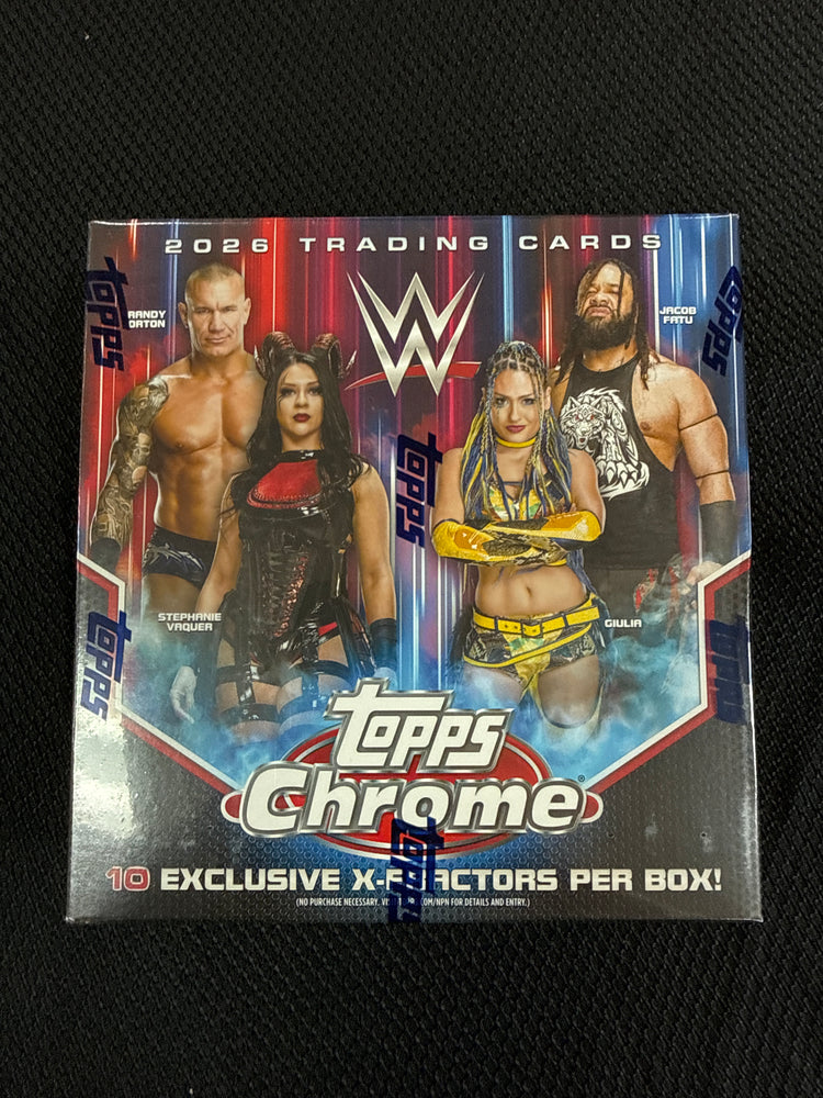 WWE 2025 - Topps Chrome Mega Box