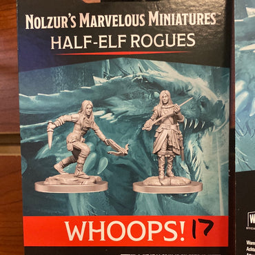 Pathfinder Miniatures Half Elf Rogues Wave 17