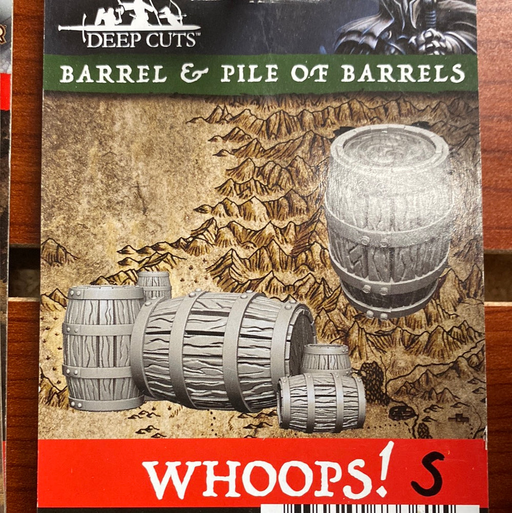 Pathfinder Barrel and Pile of Barrels