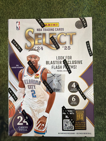 2024-25 Panini NBA Select Basketball Trading Card Blaster Box