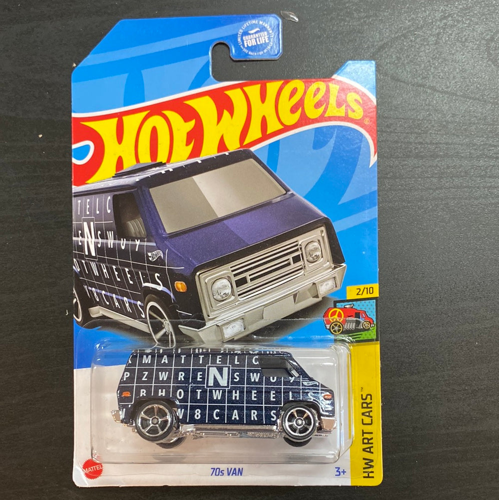 Hot Wheels HW ART CARS 70’s Van