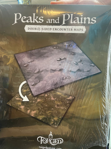 Peaks and Plains Double-Sided Encounter Maps