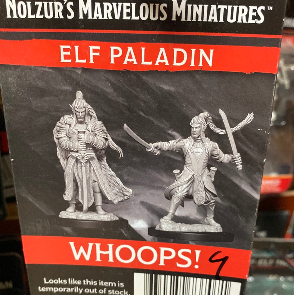 D&D Miniatures Elf Paladin Wave 9
