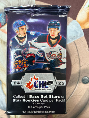 24-25 CHL Hockey Hobby Pack