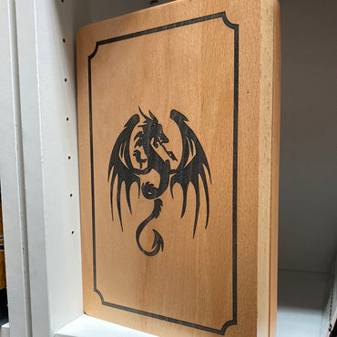 Dice Box Wood Dragon