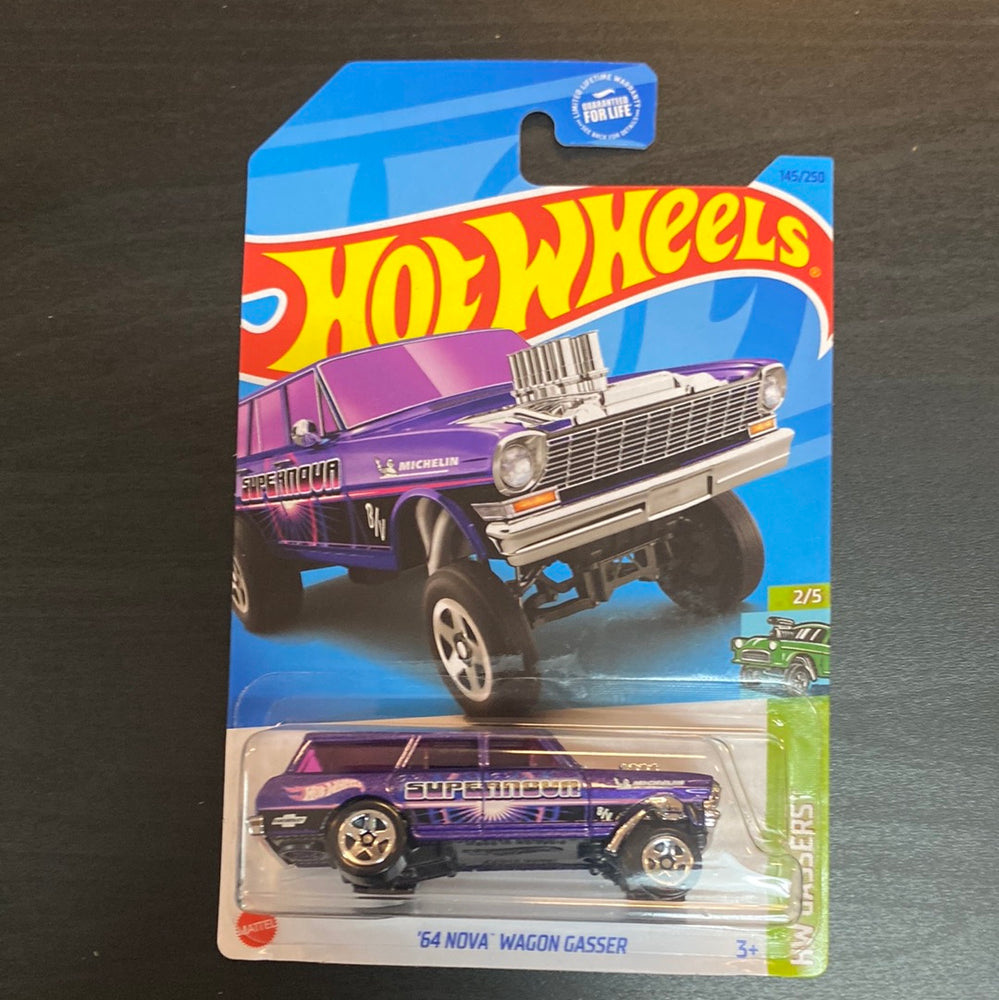 Hot Wheel HW GASSERS ‘64 Nova Wagon Gasser