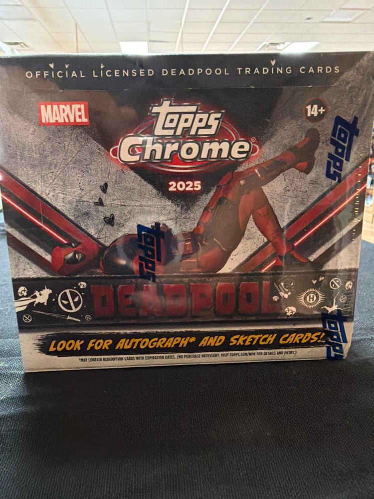 2025 Topps Chrome Deadpool Hobby Box