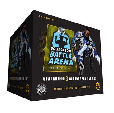 Bo Jackson Battle Arena Alpha Update Jumbo Box - 50 Packs - 3 Autographs