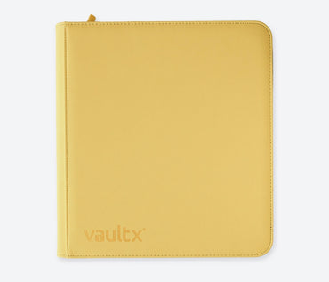 Exo-Tec 12 Pocket Zip Binder (Light Yellow)