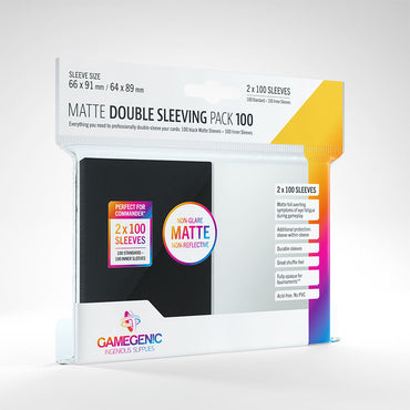 Gamegenic - Matt Double Sleeving Pack 100