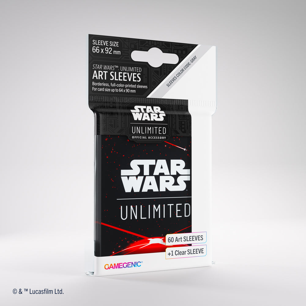 Gamegenic - STAR WARS™: Unlimted Art Sleeves Card Back Red
