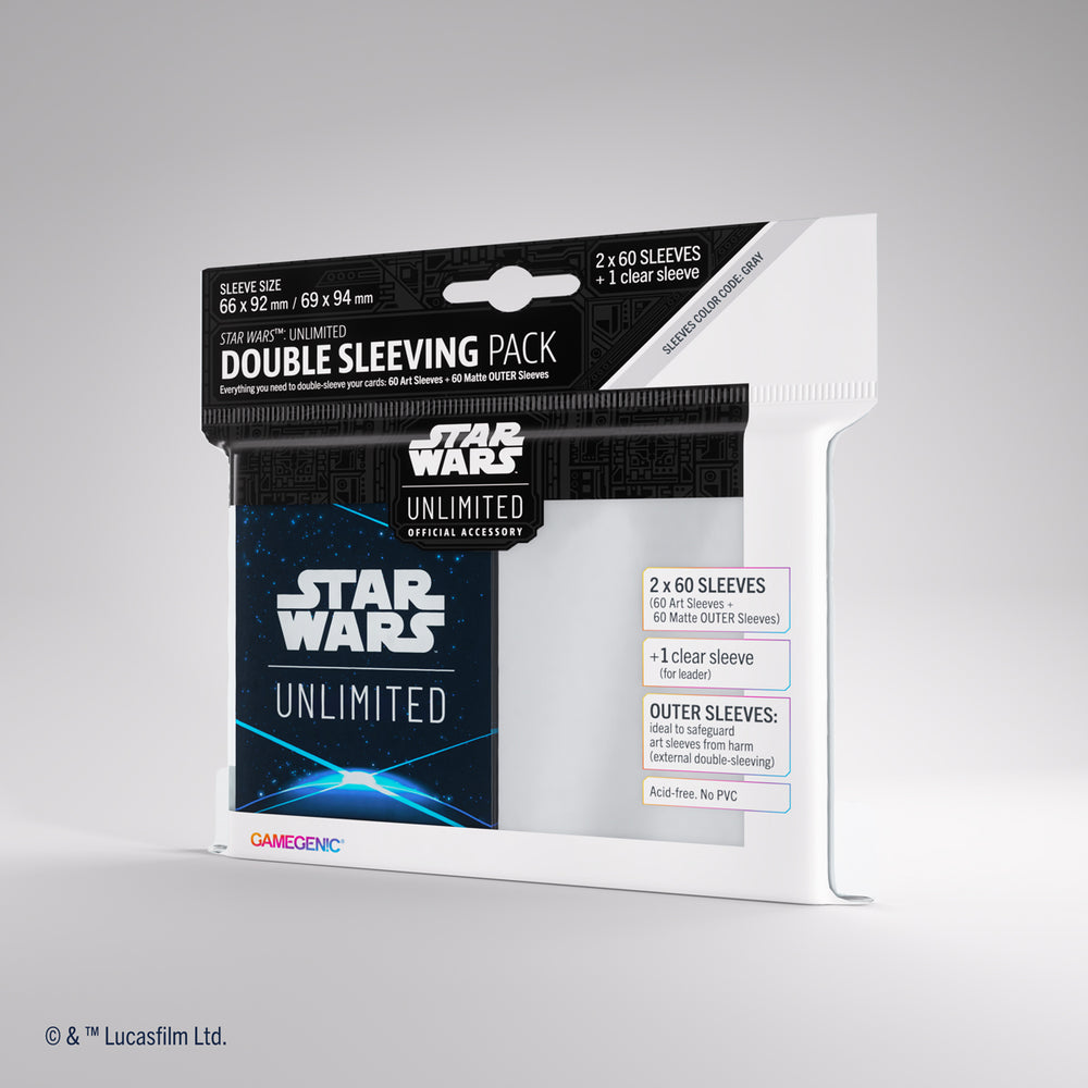 Gamegenic - STAR WARS™: Unlimted Double Sleeving Card Pack Blue