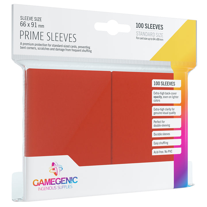 Gamegenic Prime Sleeves - Red