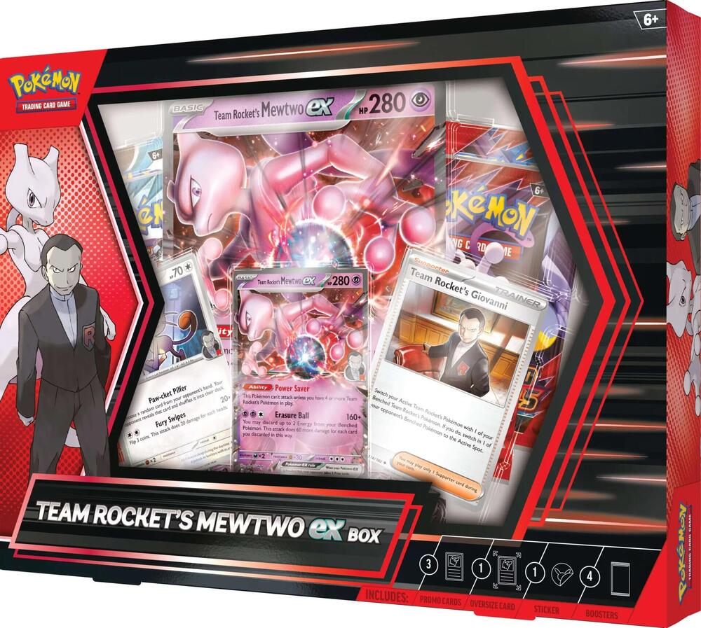 Pokémon - Team Rocket’s Mewtwo ex Box