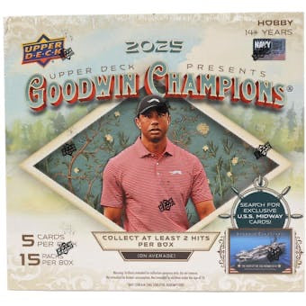 Upper Deck 2025 Golf Goodwin Champions Hobby Box