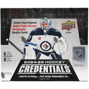 Upper Deck 2024-25 Hockey Credentials Hobby Box