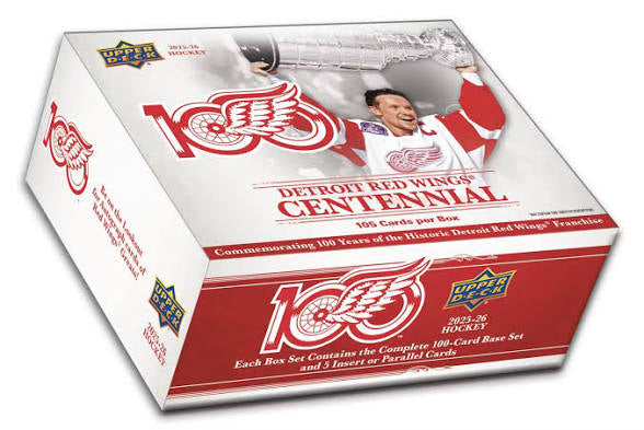 2025/26 Upper Deck Detroit Red Wings Centennial Hockey Box Set