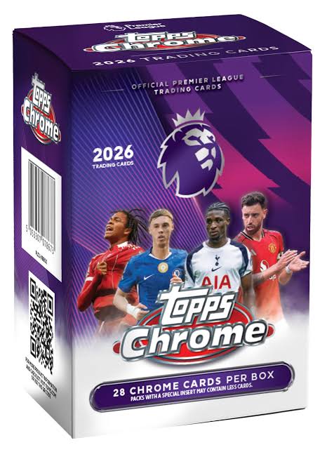 2025-2026 Topps Chrome English Premier League Trading Card Blaster Box