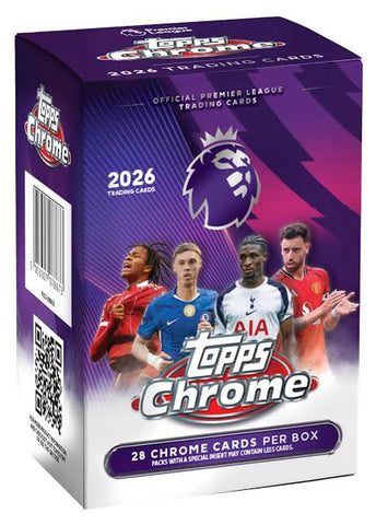 2025-2026 Topps Chrome English Premier League Trading Card Blaster Box