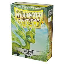 Dragon Shield Standard Size - Matte Olive 60 Count
