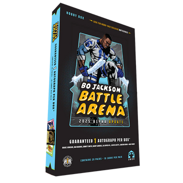 Bo Jackson Battle Arena Alpha Update Hobby Box - 20 Packs - 1 Autograph