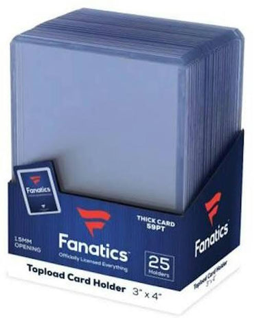 Fanatics Collectibles 59PT Toploaders 25 Count