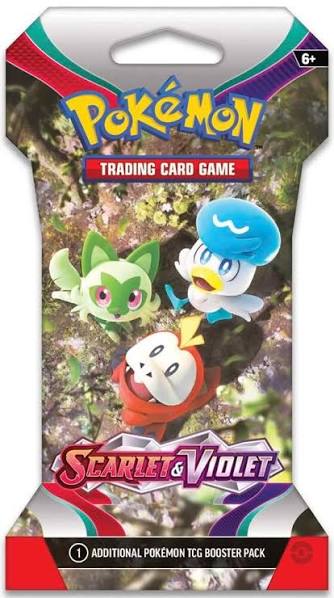 Pokemon Sleeved Booster Pack - Scarlet & Violet Base Set