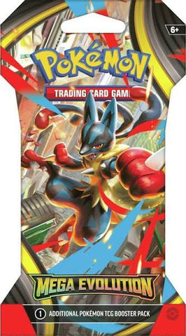 Pokemon Sleeved Booster Pack - Mega Evolution