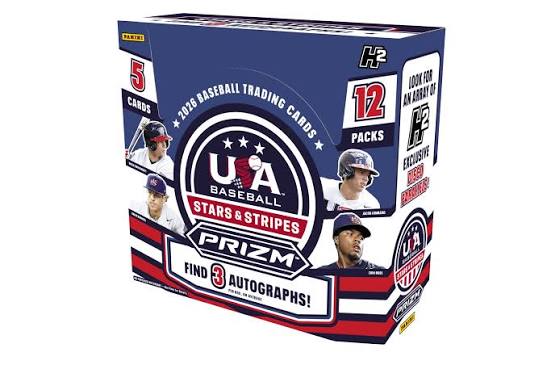 2026 Panini USA Stars & Stripes Prizm Baseball H2 Box