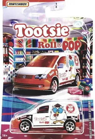 Hot Wheels Tootsie roll pop Volkswagen Caddy Delivery