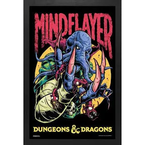 Dungeons & Dragons Poster Mind Flayer