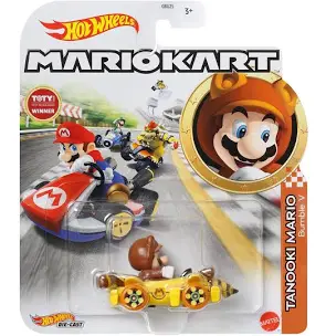 Hot Wheels Mariokart Tanooki Mario Bumble V