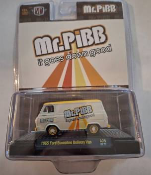 M2 Machines Mr. Pibb it goes down good 1965 Ford Econoline Delivery Van
