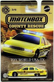 Matchbox Country Rescue Chevy Caprice Classic Police 3/6