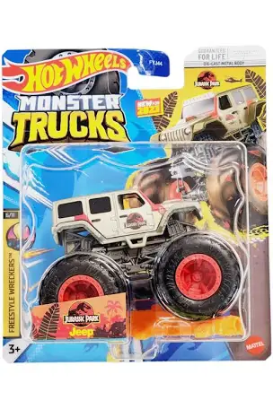 Hot Wheels Monster Trucks Jurassic Park Jeep