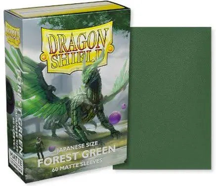 Dragon Shield Japanese Size - Forest Green