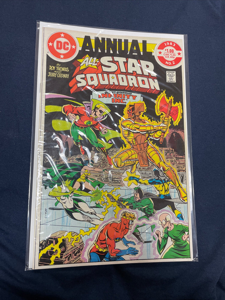 All-Star Squadron Annual #2 (1983) VF Death of Cyclotron