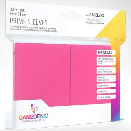 Pink Gamegenic Primed Sleeves 100ct